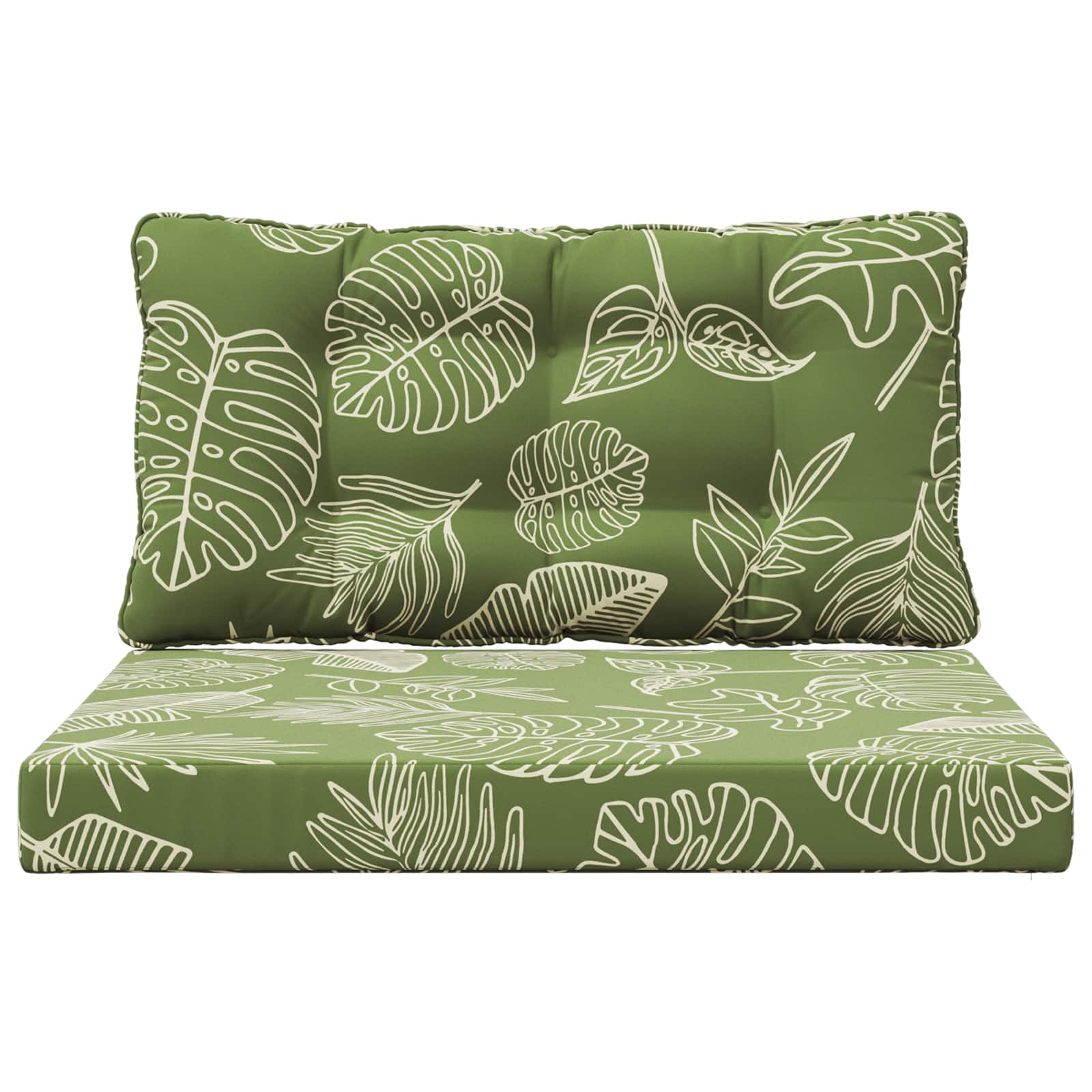 Buiten bankkussen 2 pcs Bladontwerp Polyester