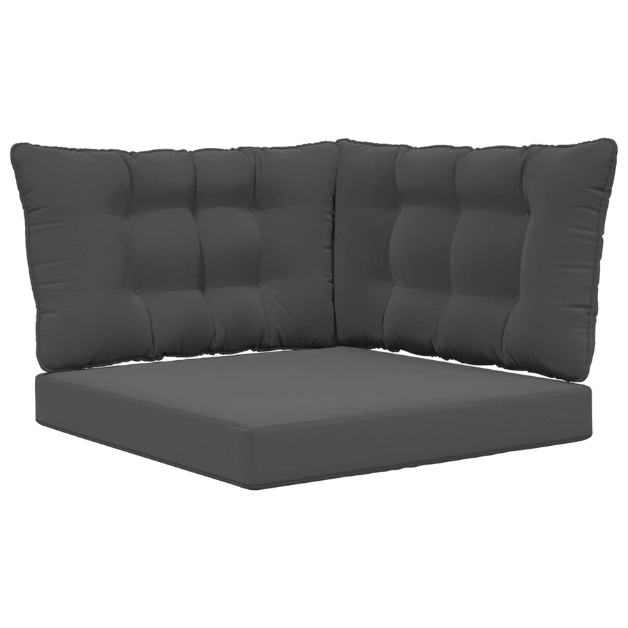 Buiten bankkussen 3 pcs Antraciet Polyester