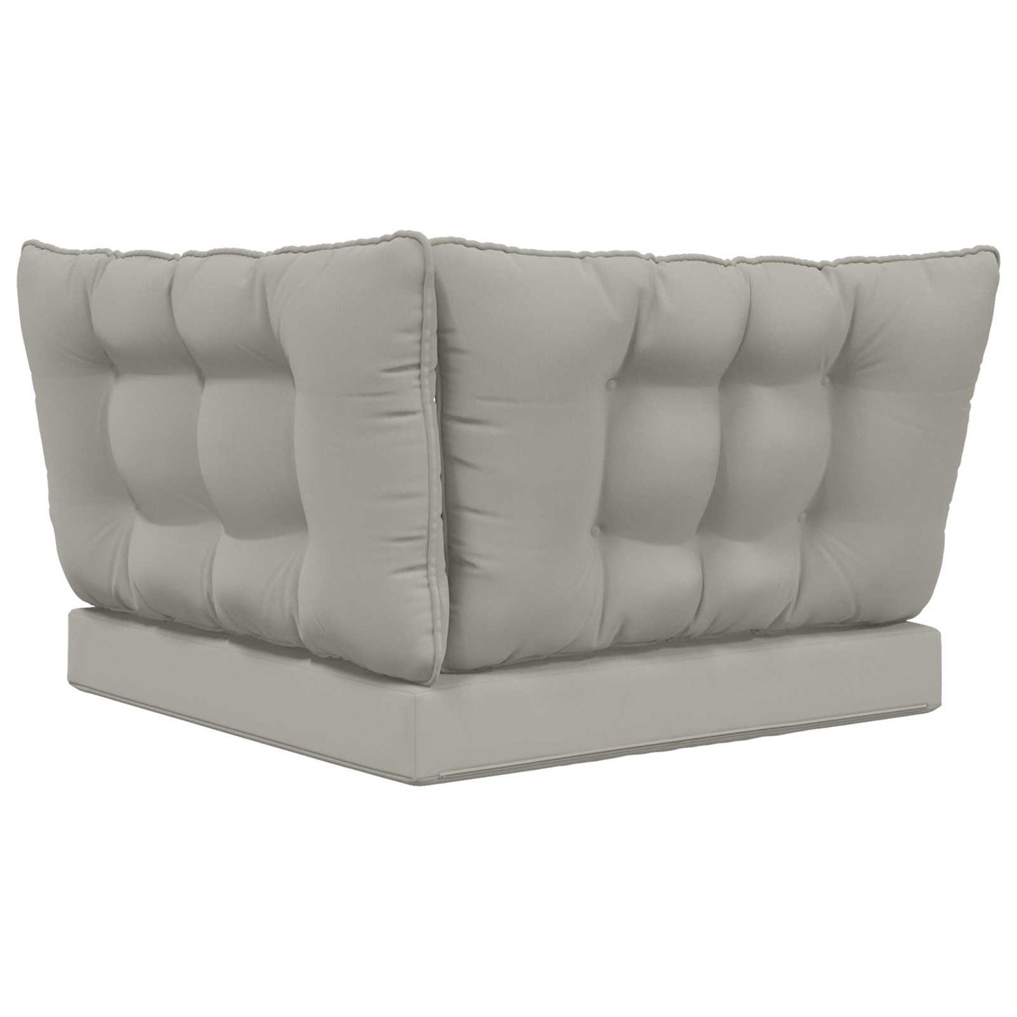 Buiten bankkussen 3 pcs Grijs Polyester