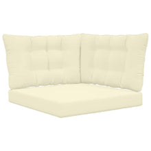Buiten bankkussen 3 pcs Crème Polyester