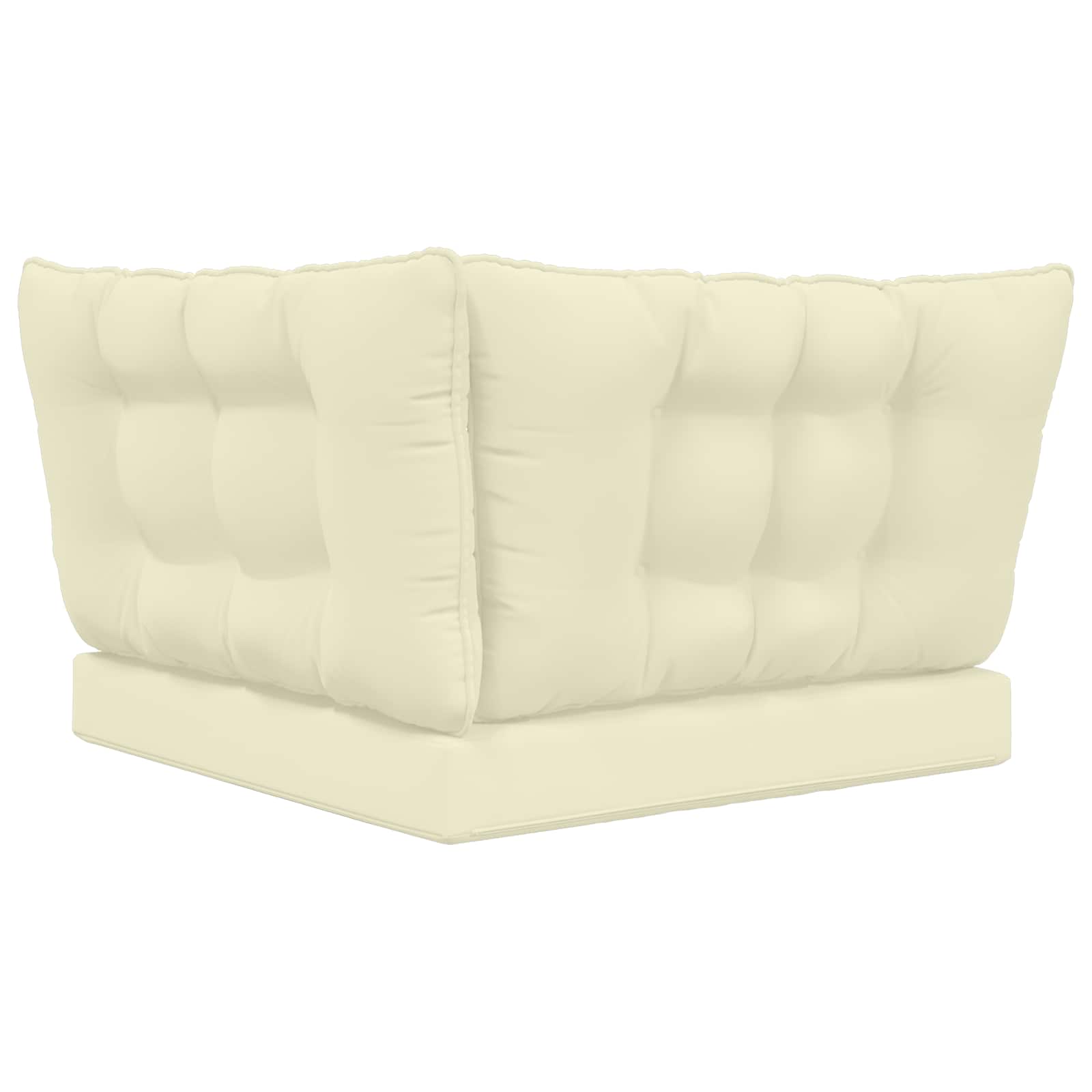 Buiten bankkussen 3 pcs Crème Polyester
