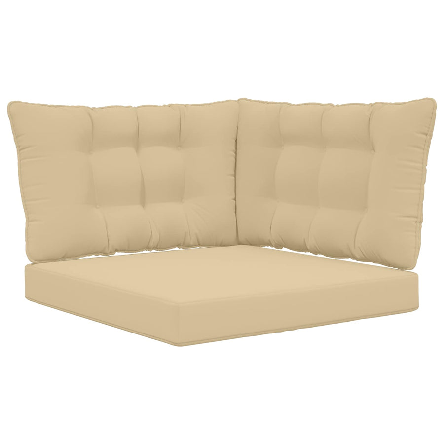 Buiten bankkussen 3 pcs Beige Polyester