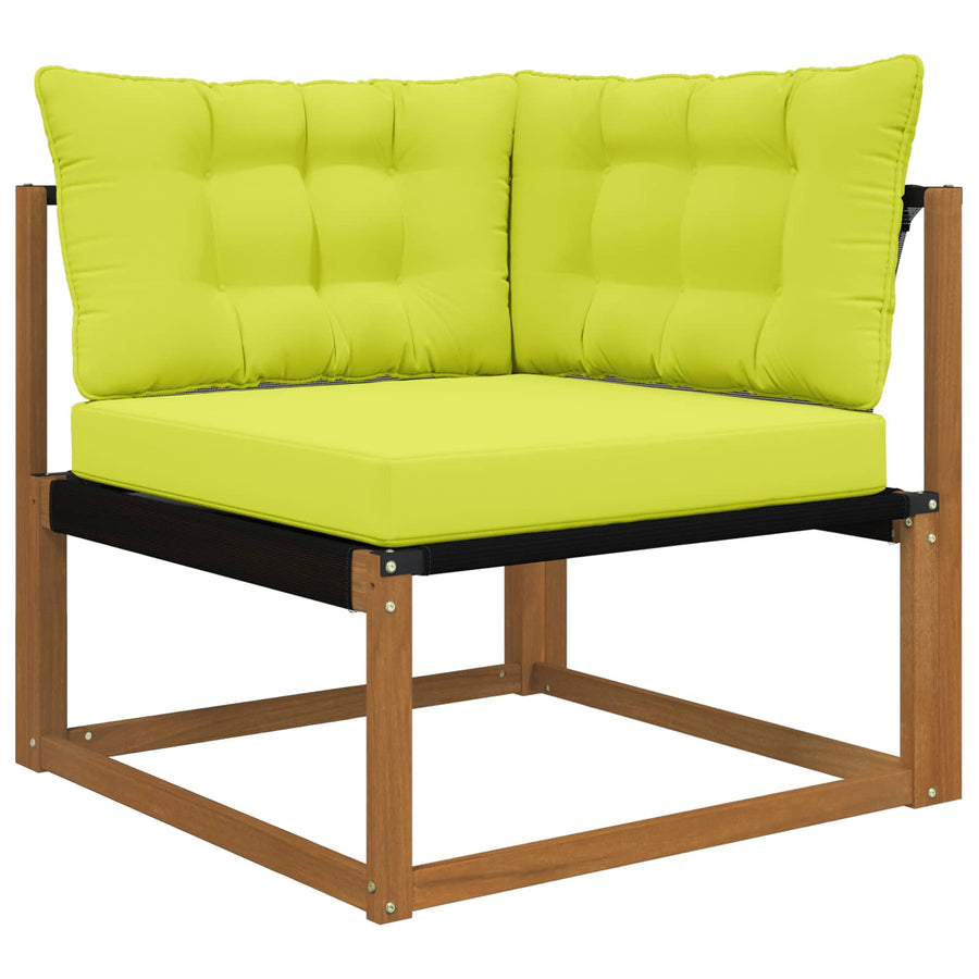 Buiten bankkussen 3 pcs Groen Polyester