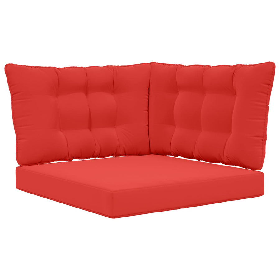 Buiten bankkussen 3 pcs Rood Polyester
