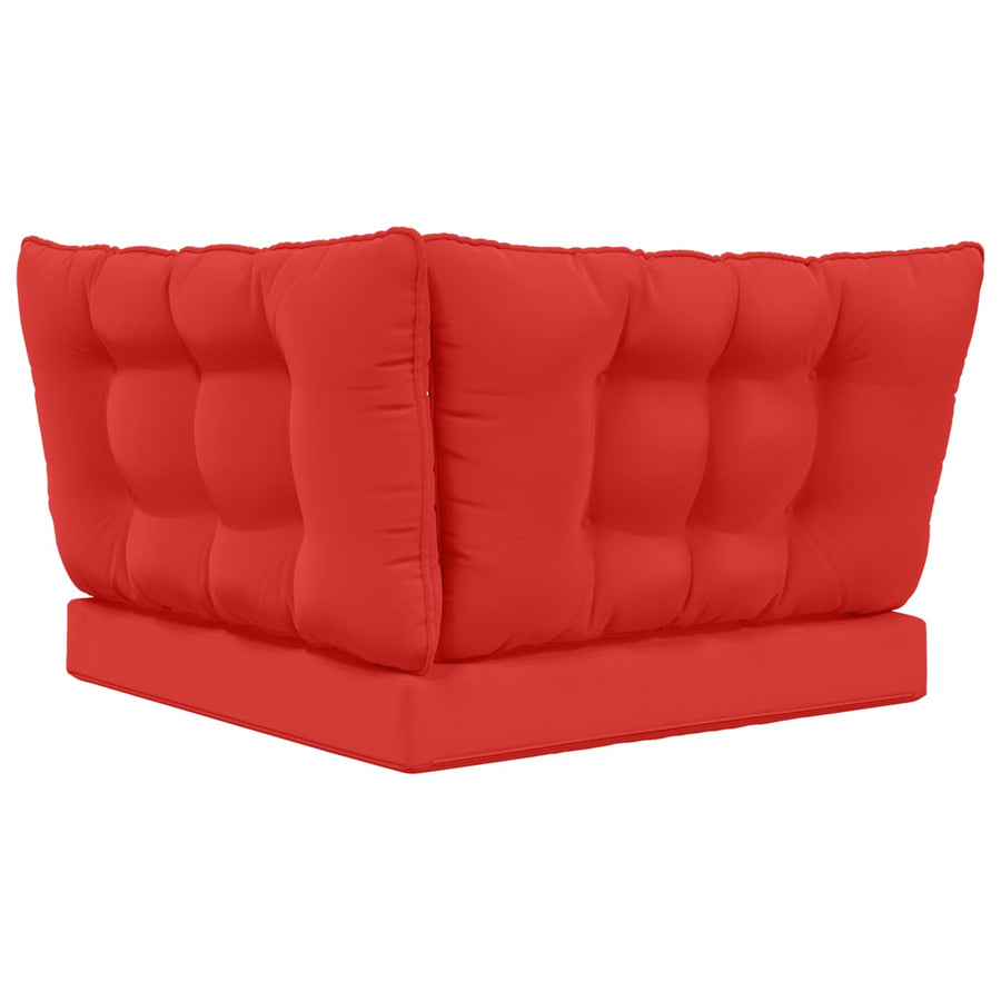 Buiten bankkussen 3 pcs Rood Polyester