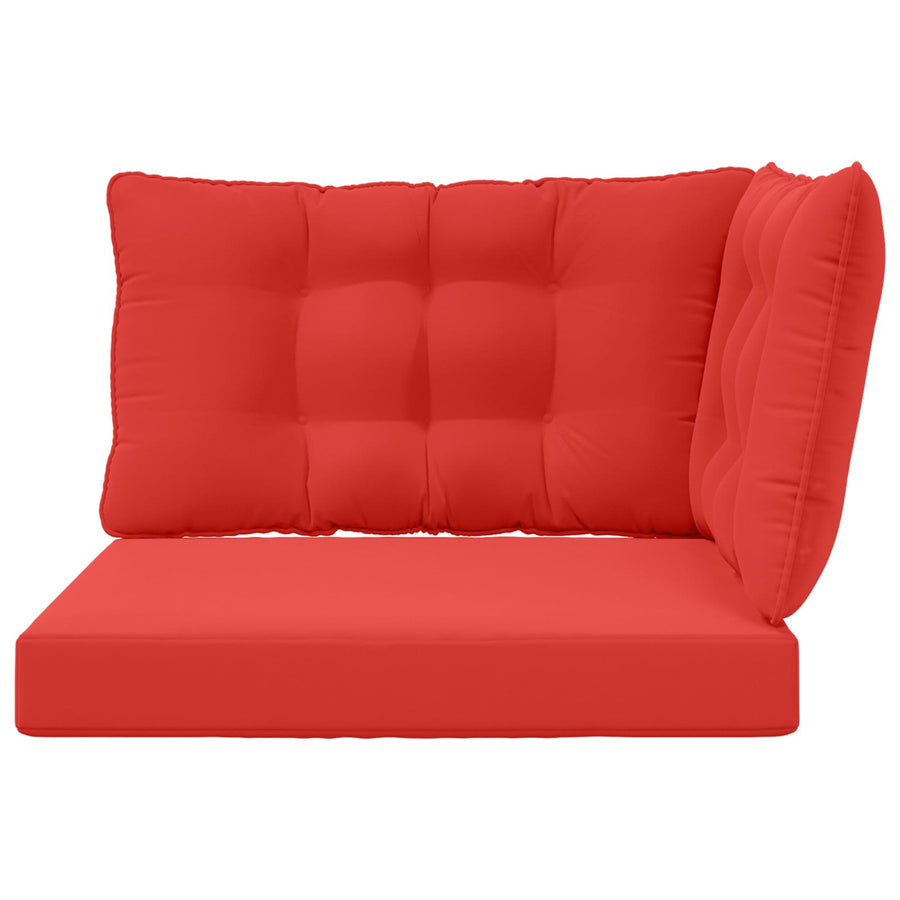 Buiten bankkussen 3 pcs Rood Polyester