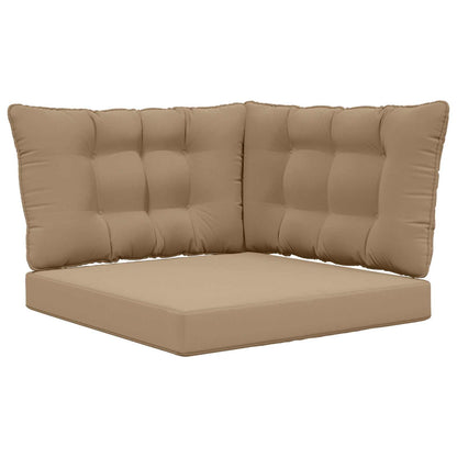 Buiten bankkussen 3 pcs Taupe Polyester
