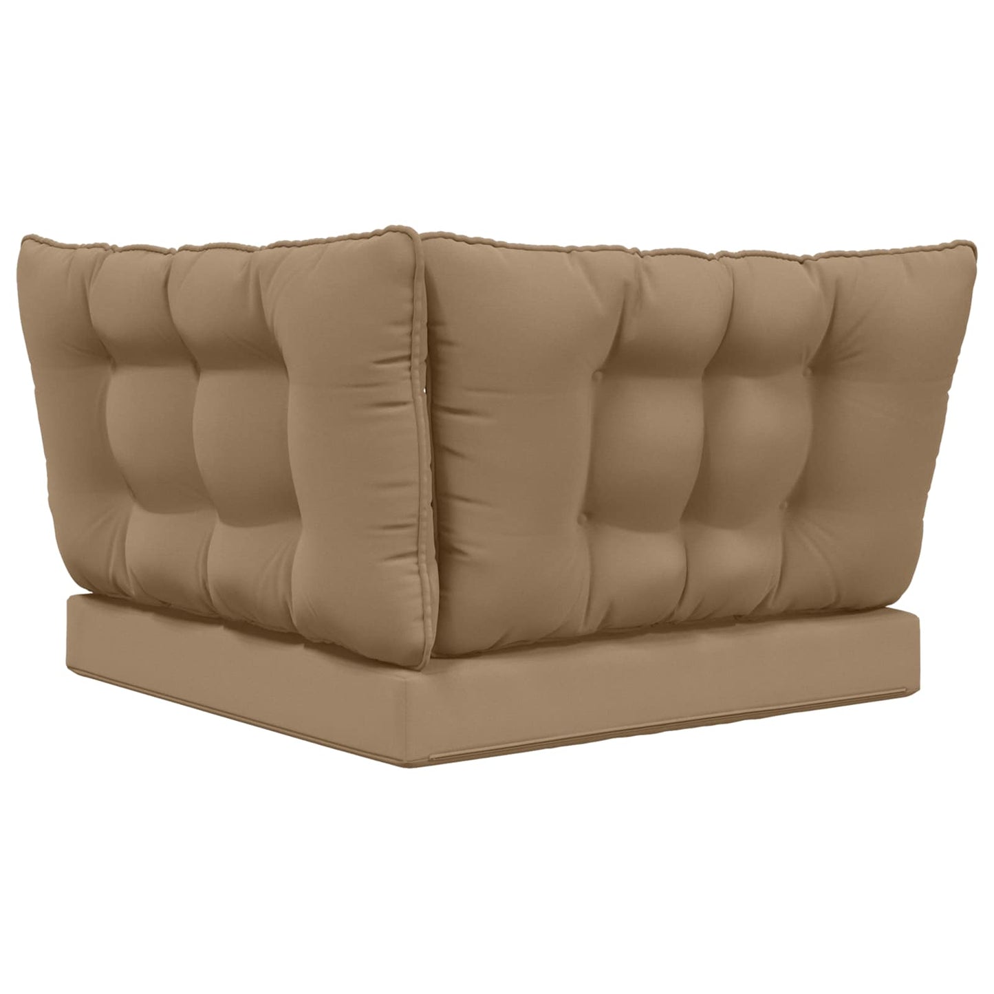 Buiten bankkussen 3 pcs Taupe Polyester