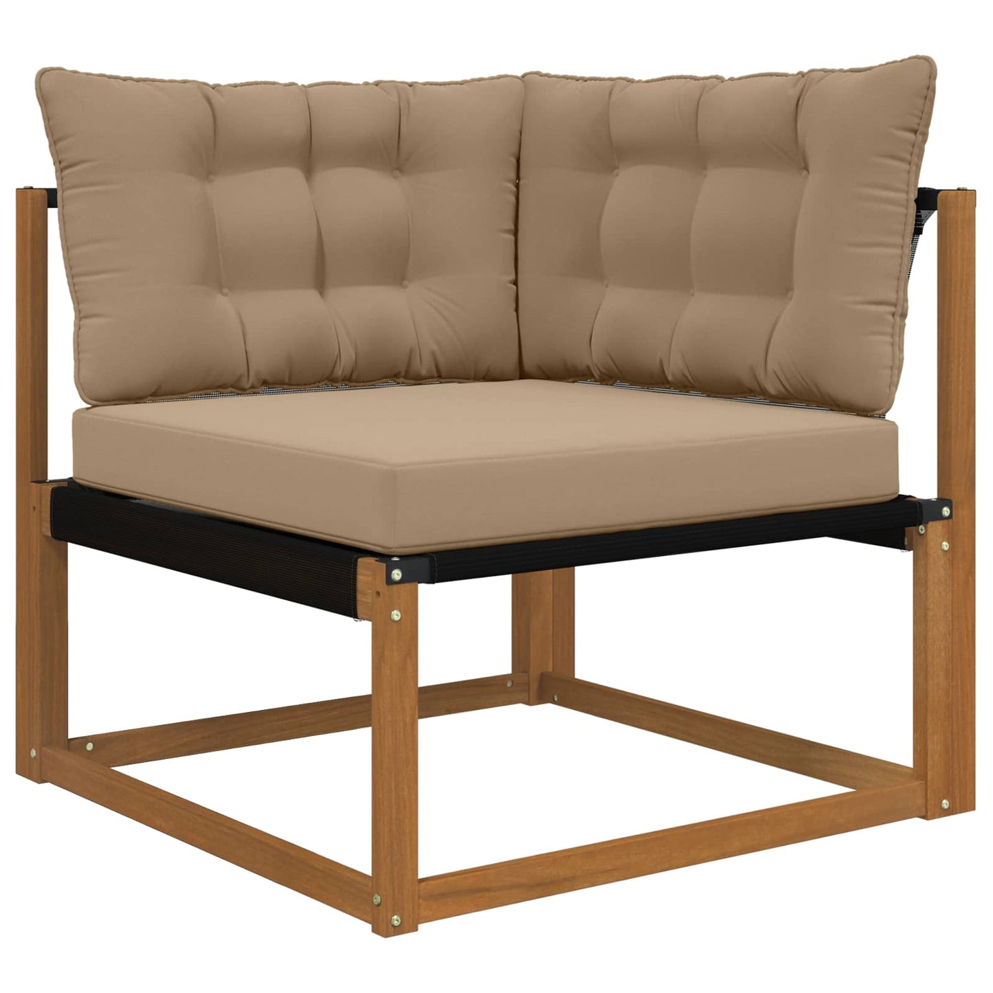 Buiten bankkussen 3 pcs Taupe Polyester