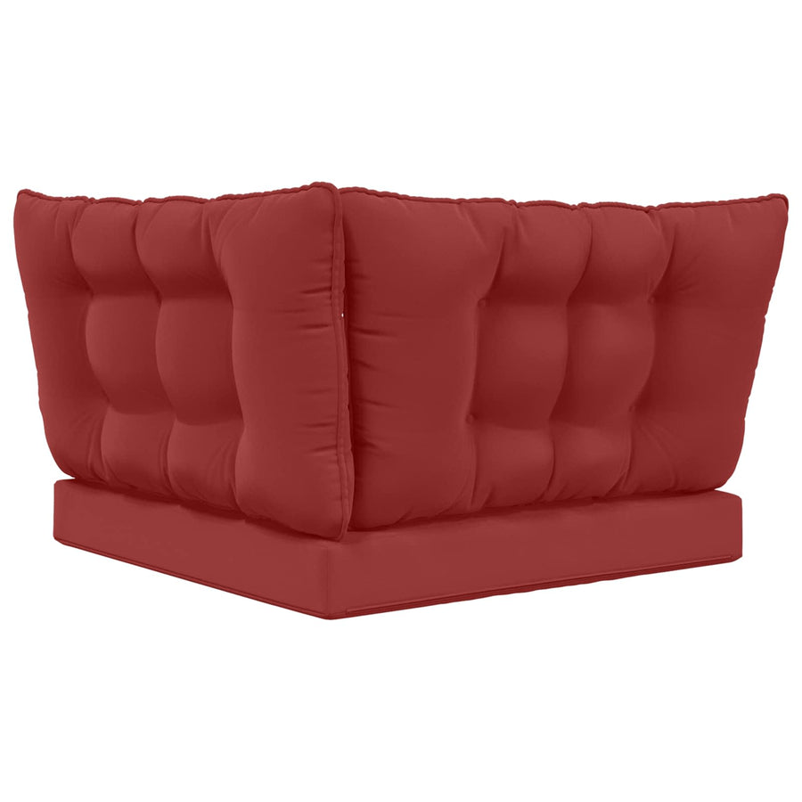 Buiten bankkussen 3 pcs Wijnrood Polyester