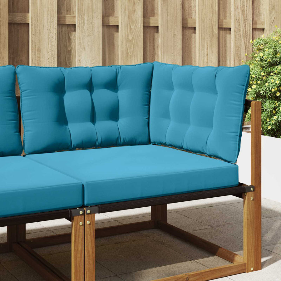 Buiten bankkussen 3 pcs Koninklijk Blauw Polyester