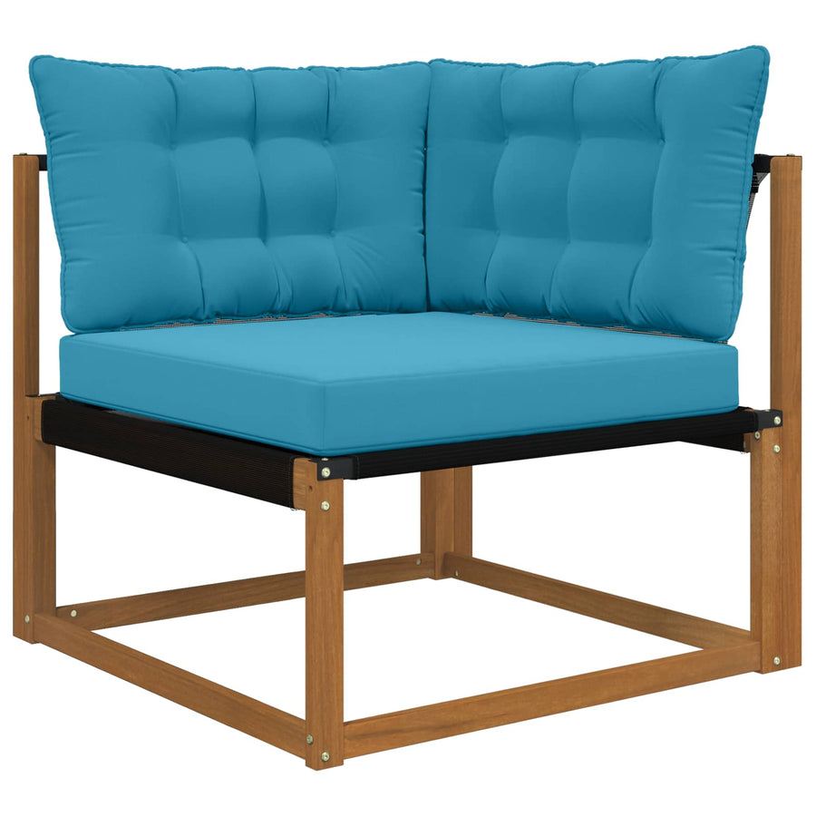 Buiten bankkussen 3 pcs Koninklijk Blauw Polyester