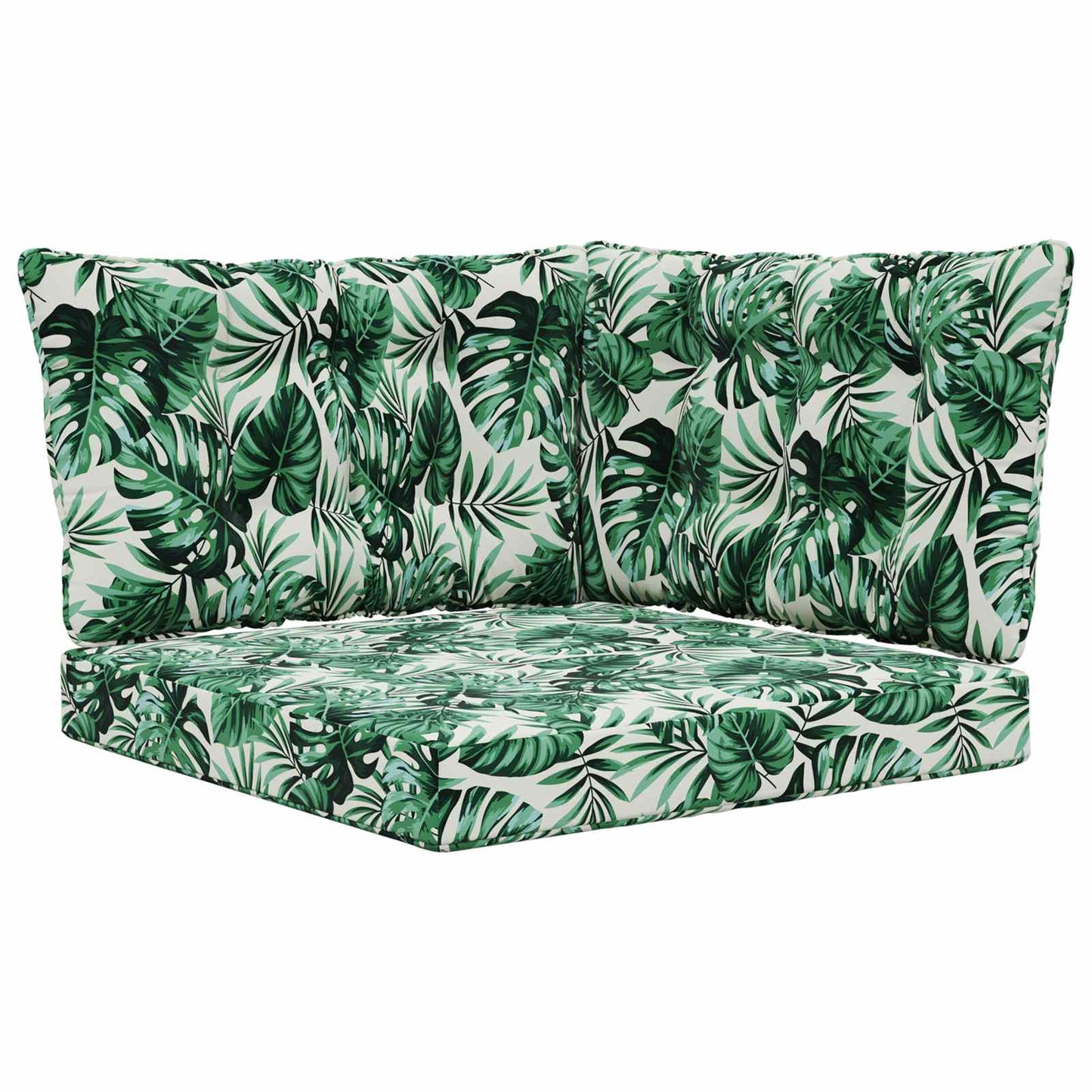 Buiten bankkussen 3 pcs Bladpatroon Polyester