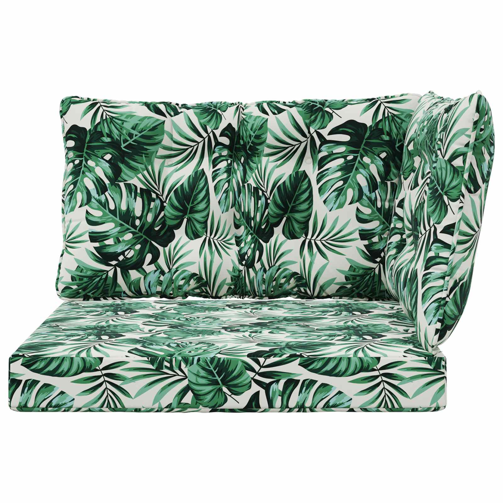 Buiten bankkussen 3 pcs Bladpatroon Polyester