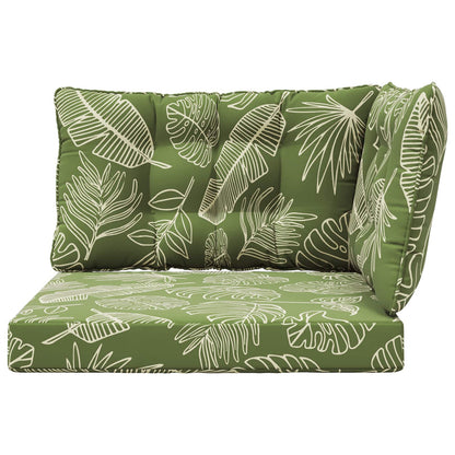 Buiten bankkussen 3 pcs Bladontwerp Polyester