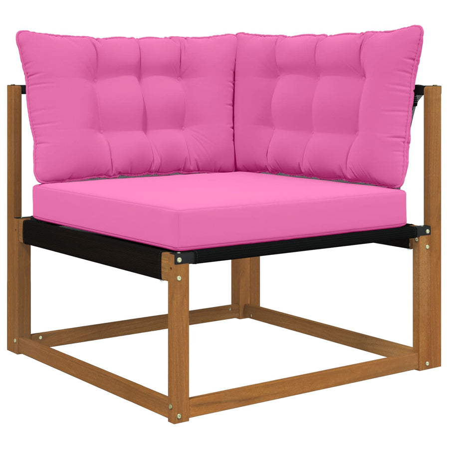 Buiten bankkussen 3 pcs Roze Polyester