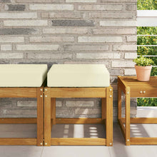 Buiten Zitkussen Crème 40 x 40 x 8 cm 100% Polyester