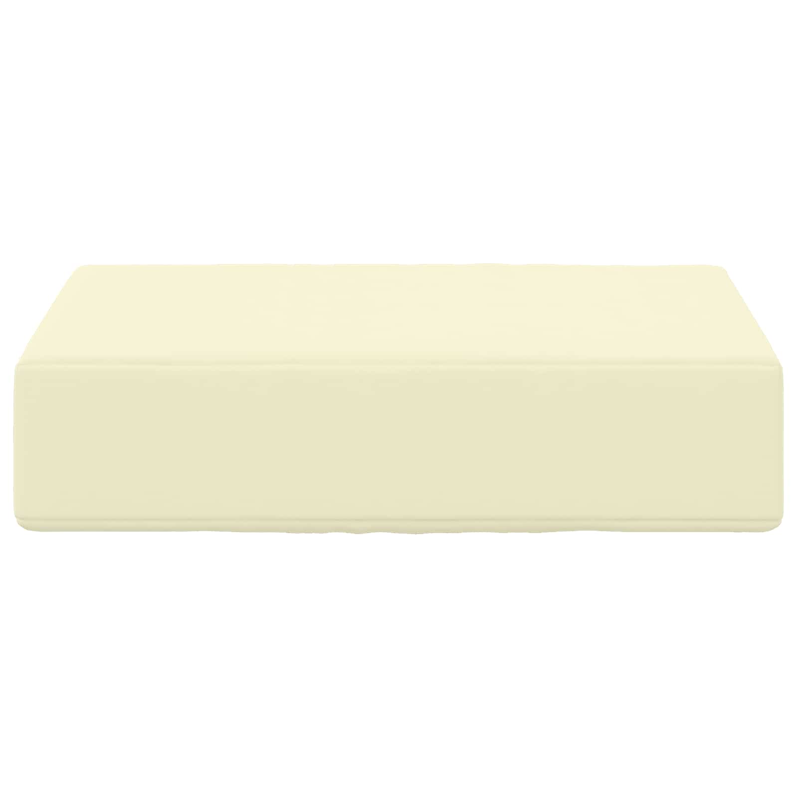 Buiten Zitkussen Crème 40 x 40 x 8 cm 100% Polyester