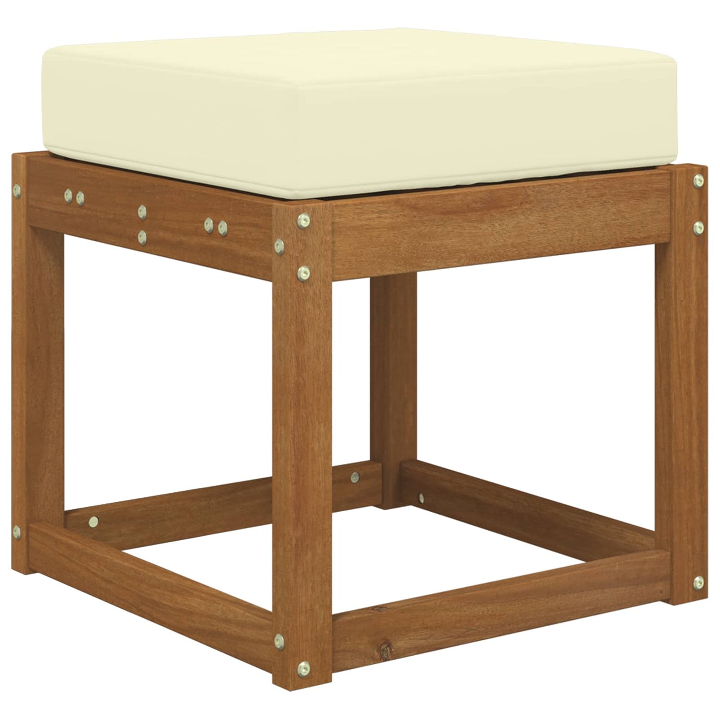Buiten Zitkussen Crème 40 x 40 x 8 cm 100% Polyester