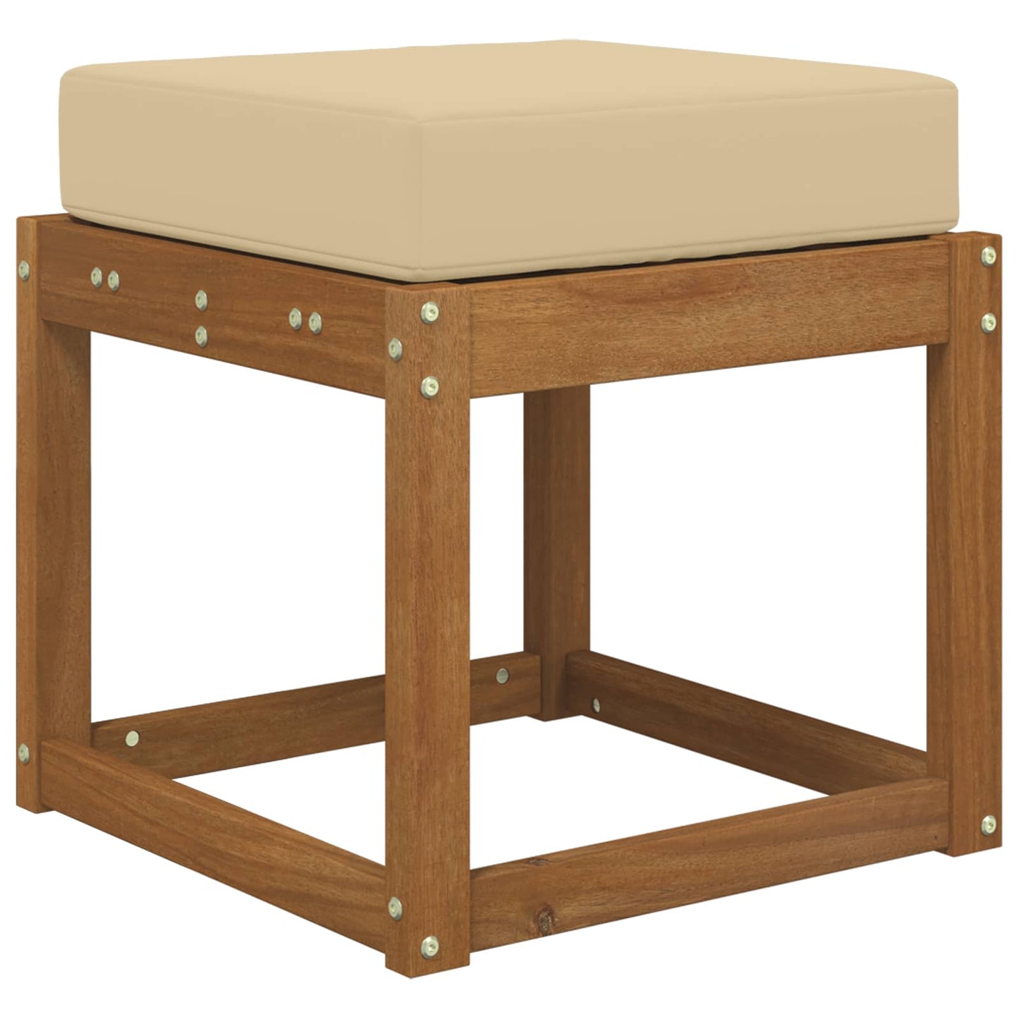 Buiten Zitkussen Beige 40 x 40 x 8 cm 100% Polyester