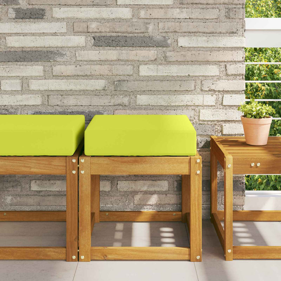Buiten Zitkussen Groen 40 x 40 x 8 cm 100% Polyester