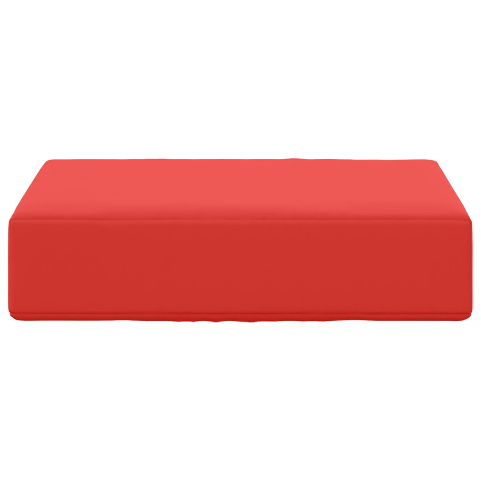 Buiten Zitkussen Rood 40 x 40 x 8 cm 100% Polyester