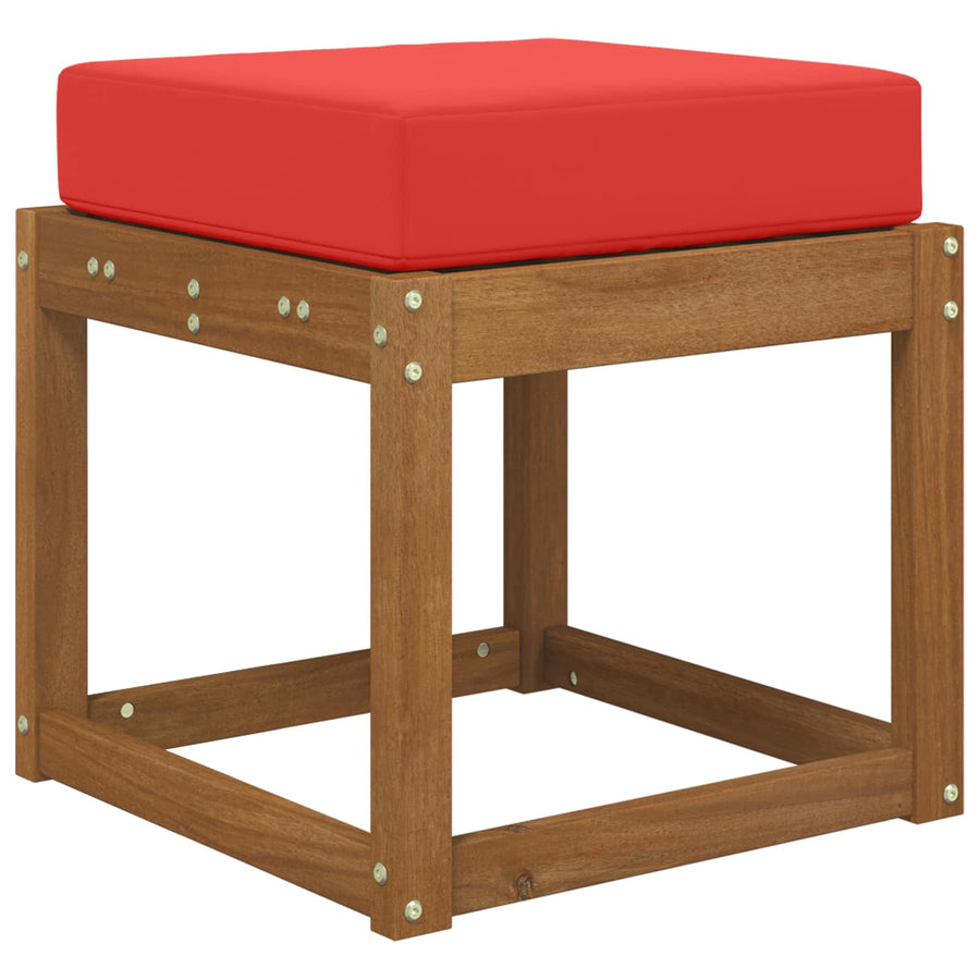Buiten Zitkussen Rood 40 x 40 x 8 cm 100% Polyester