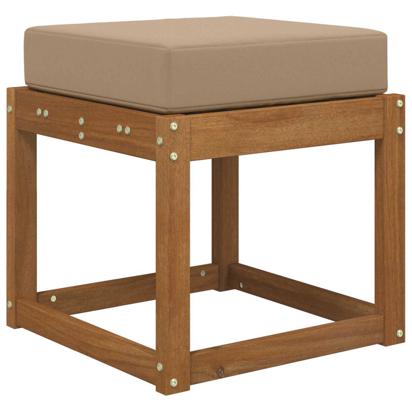 Buiten Zitkussen Taupe 40 x 40 x 8 cm 100% Polyester