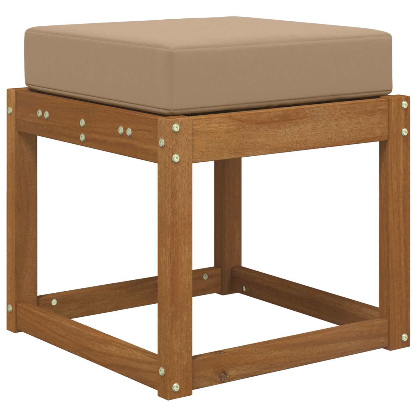 Buiten Zitkussen Taupe 40 x 40 x 8 cm 100% Polyester