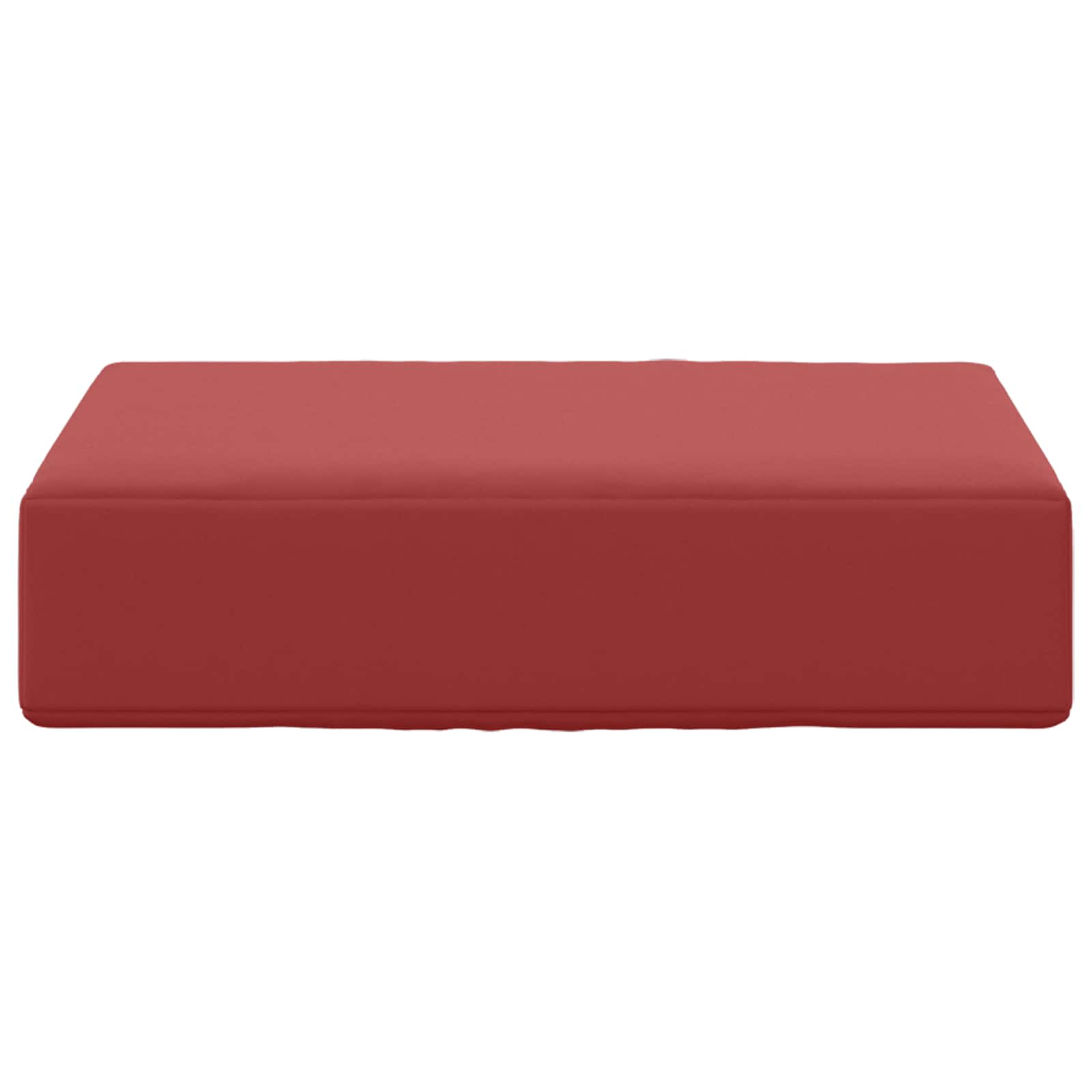 Buiten Zitkussen Wijnrood 40 x 40 x 8 cm 100% Polyester