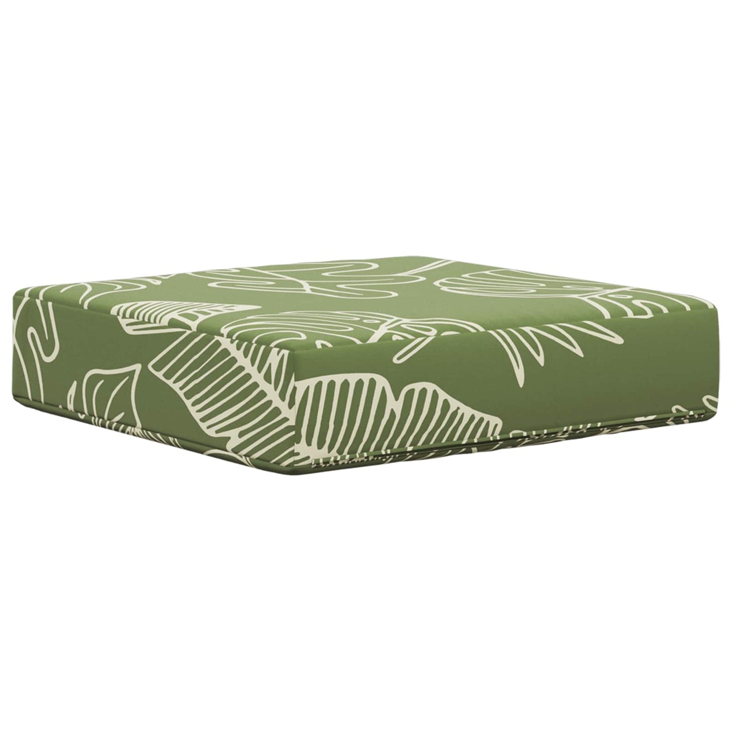Buiten Zitkussen Groene Bladeren 40 x 40 x 8 cm 100% Polyester