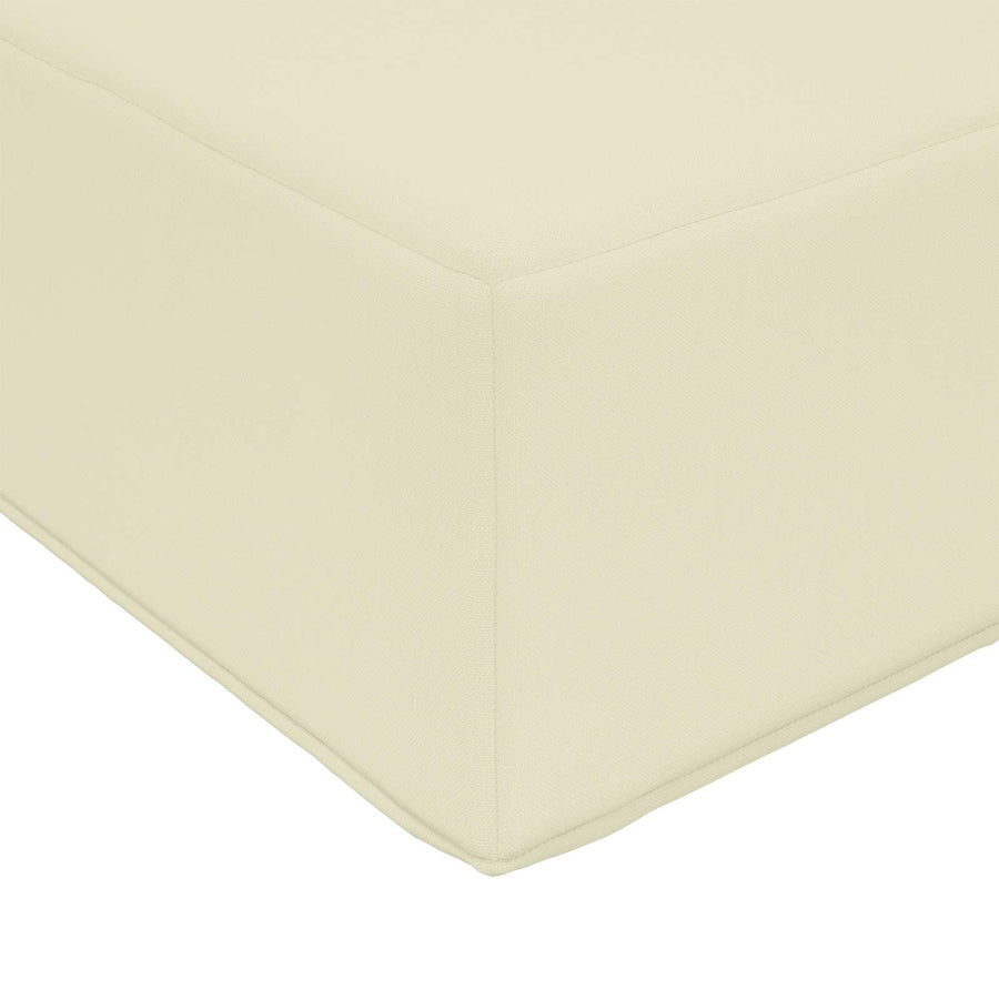 Buiten Zitkussen Crème 80 x 40 x 8 cm 100% Polyester