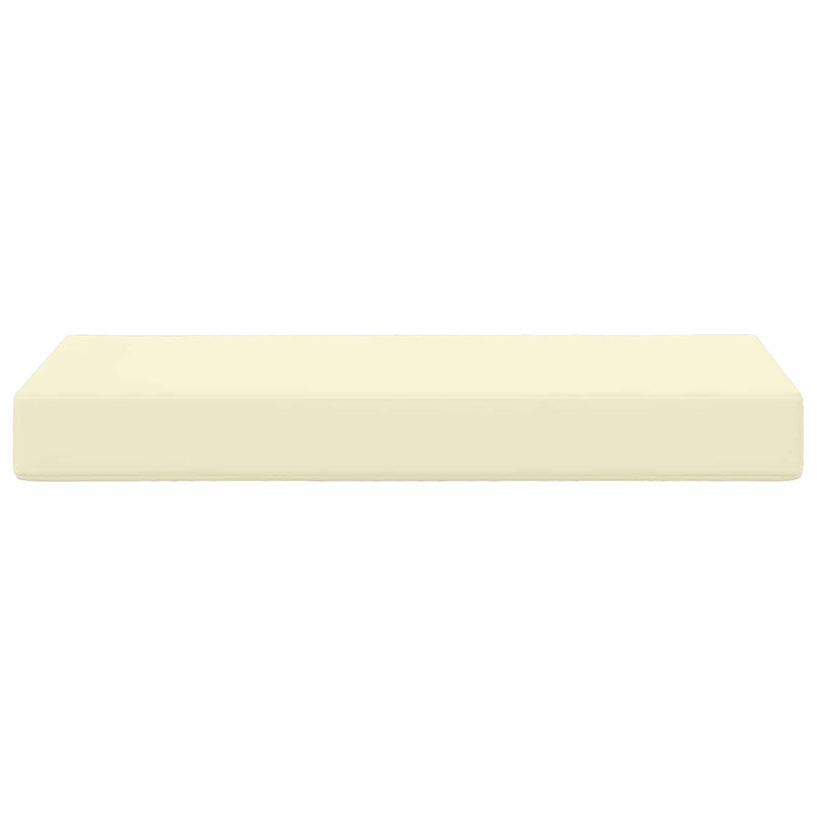 Buiten Zitkussen Crème 80 x 40 x 8 cm 100% Polyester