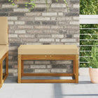 Zitkussen 80x40x8 cm beige polyester