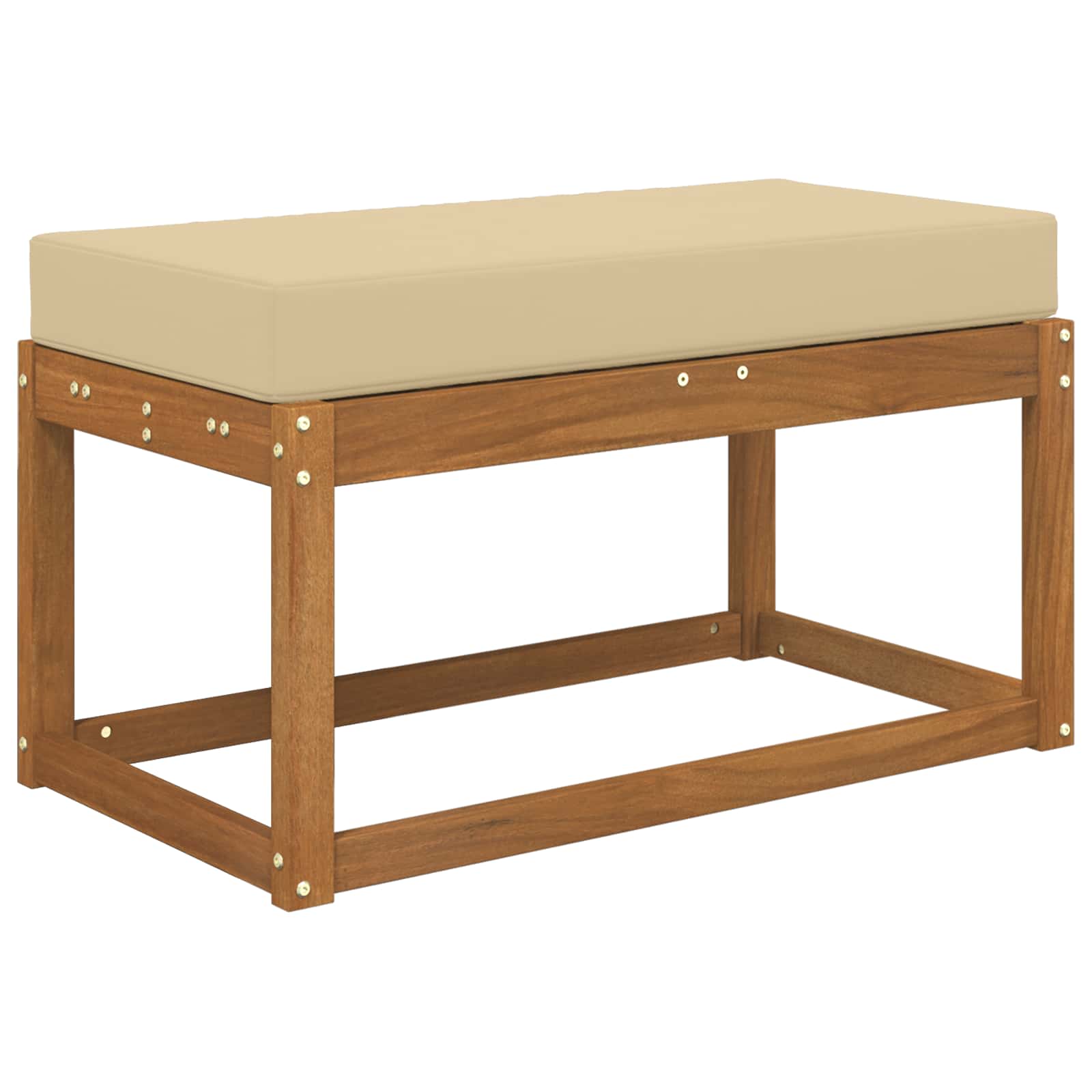 Buiten Zitkussen Beige 80 x 40 x 8 cm 100% Polyester