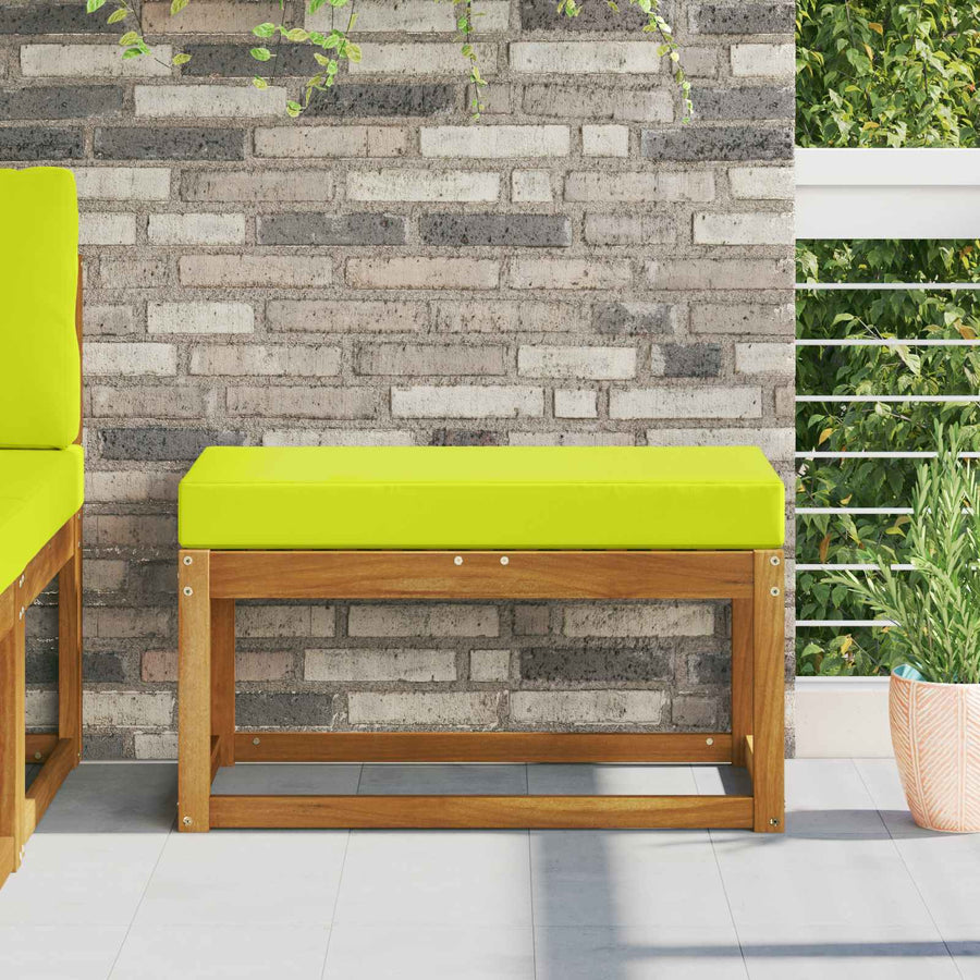 Buiten Zitkussen Groen 80 x 40 x 8 cm 100% Polyester