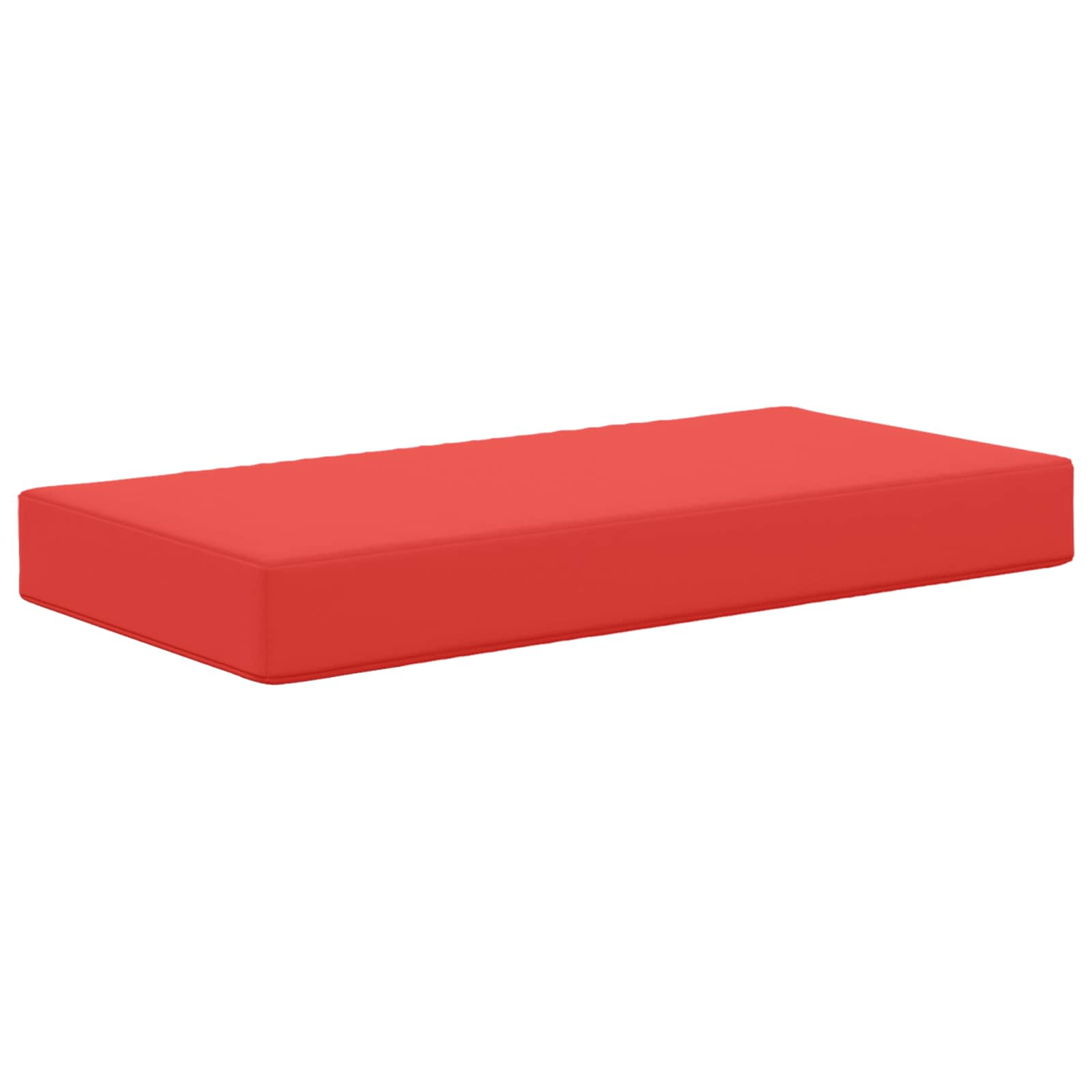 Buiten Zitkussen Rood 80 x 40 x 8 cm 100% Polyester