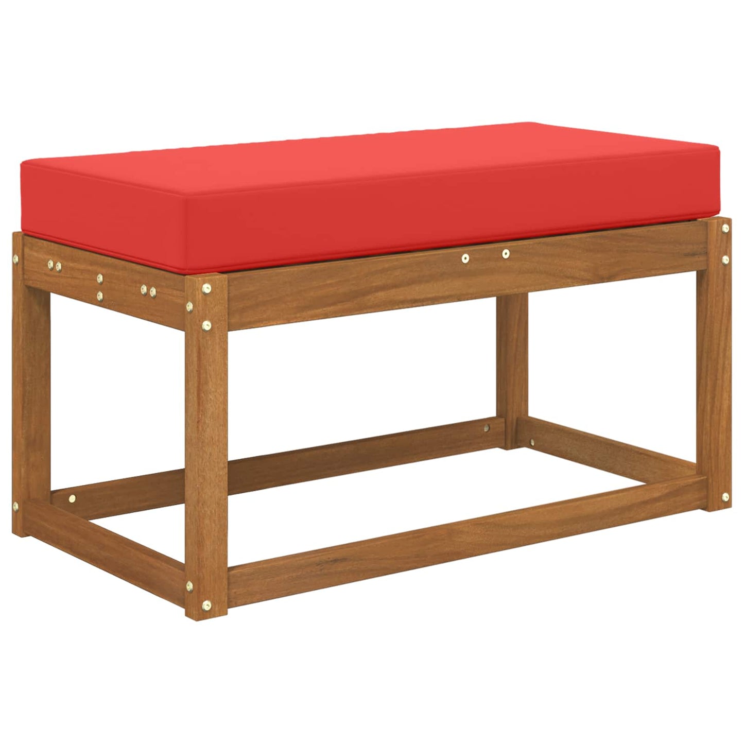 Buiten Zitkussen Rood 80 x 40 x 8 cm 100% Polyester