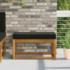Zitkussen buiten 80x40x8 cm zwart polyester