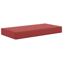 Buiten Zitkussen Wijnrood 80 x 40 x 8 cm 100% Polyester