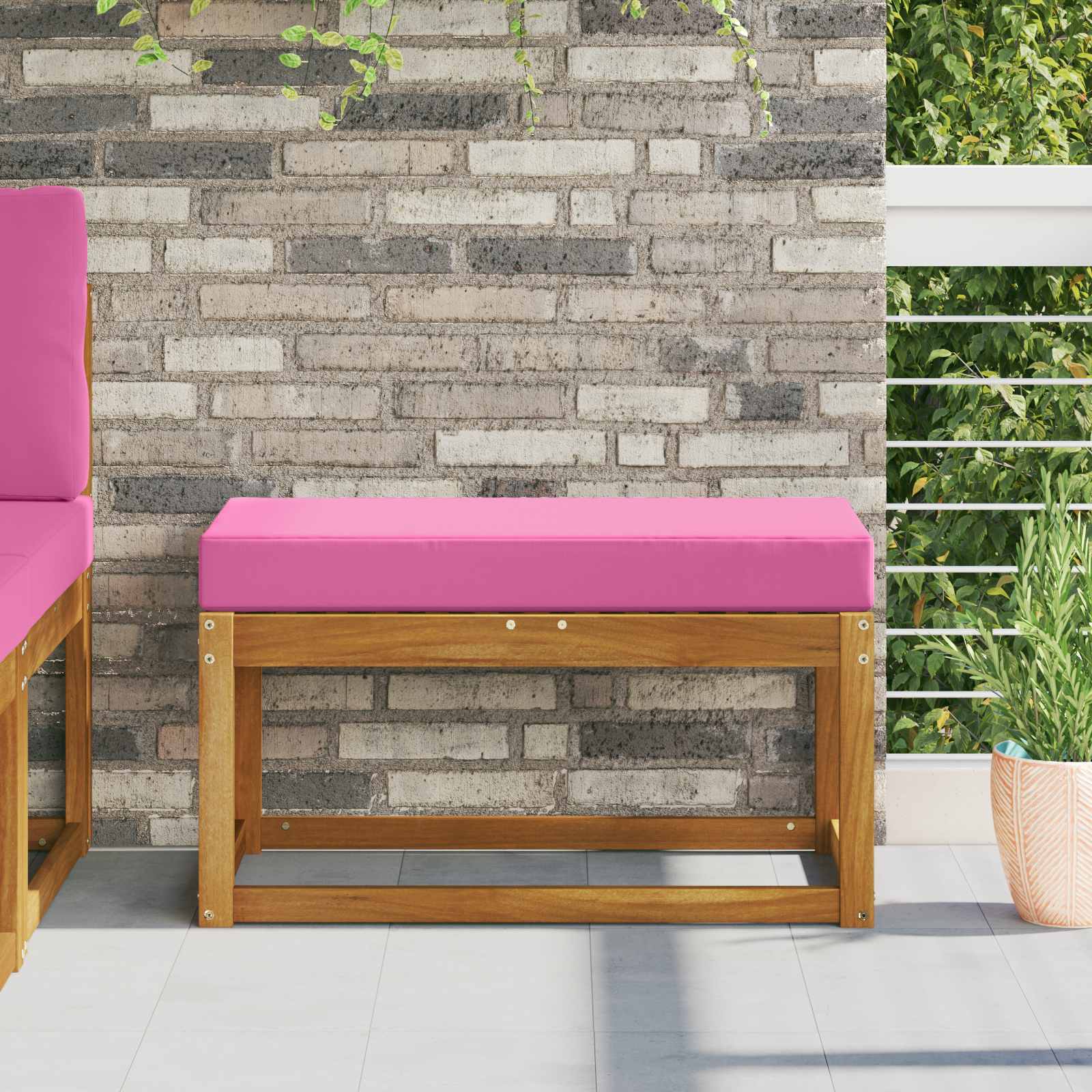 Zitkussen Roze 80 x 40 x 8 cm 100% Polyester