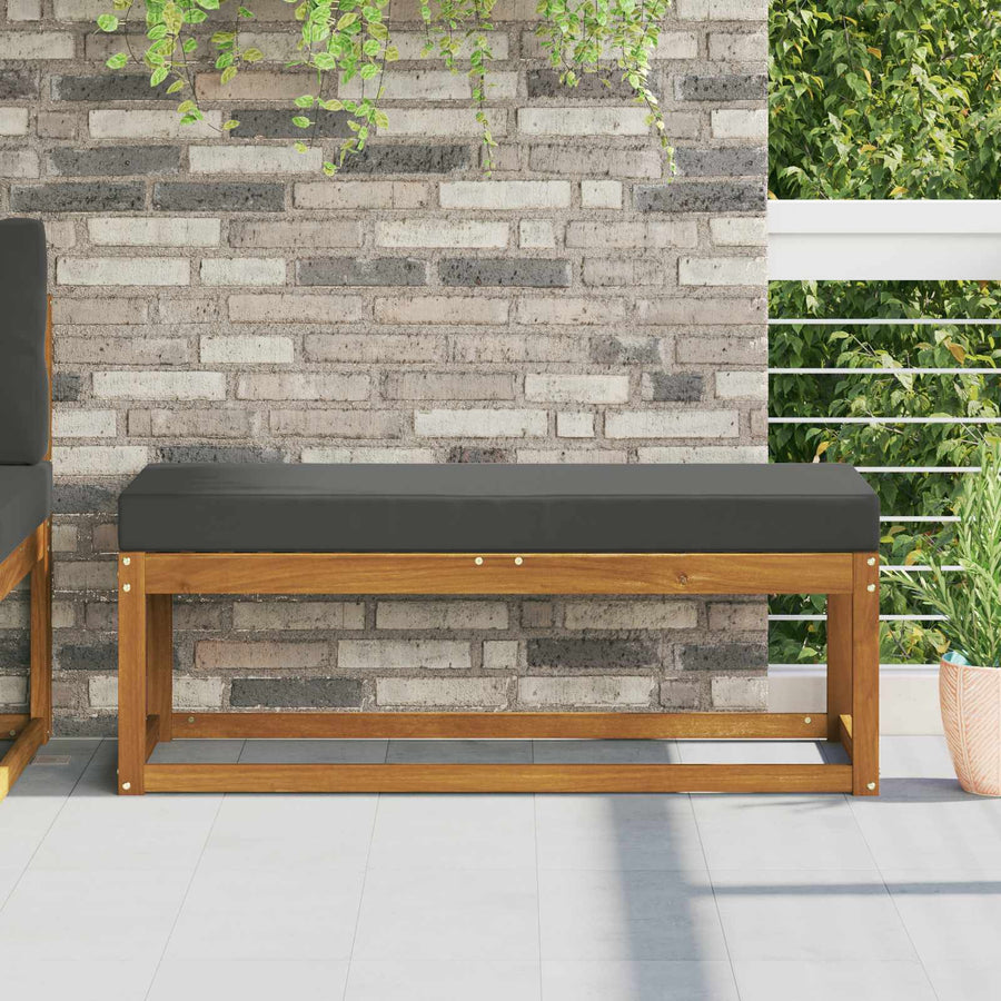 Buiten Zitkussen Antraciet 115 x 40 x 8 cm 100% Polyester