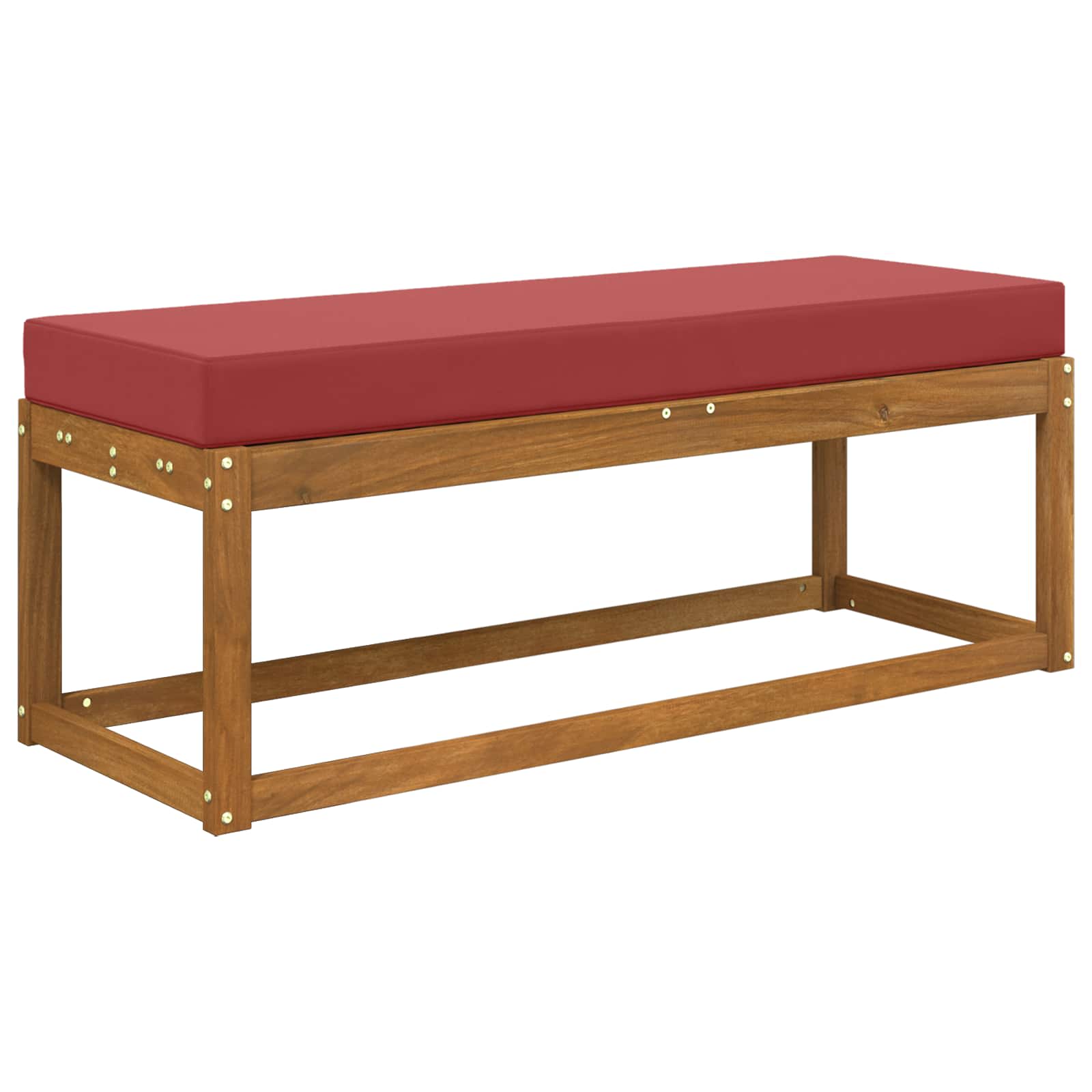 Buiten Zitkussen Wijnrood 111,5 x 40 x 8 cm 100% Polyester
