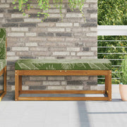 Zitkussen 111,5x40x8 cm groene bladeren