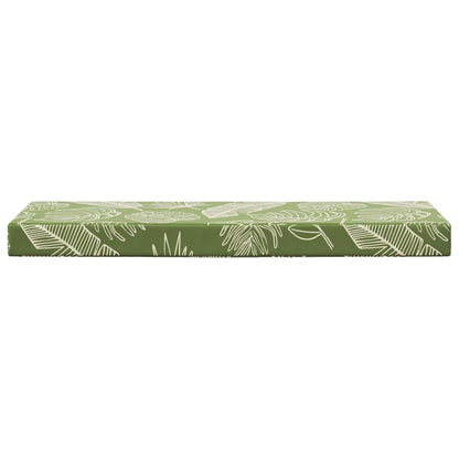Buiten Zitkussen Groene Bladeren 111,5 x 40 x 8 cm