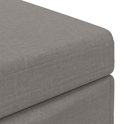 Kruk Taupe 41 x 41 x 40 cm Stof en Geëngineerd Hout