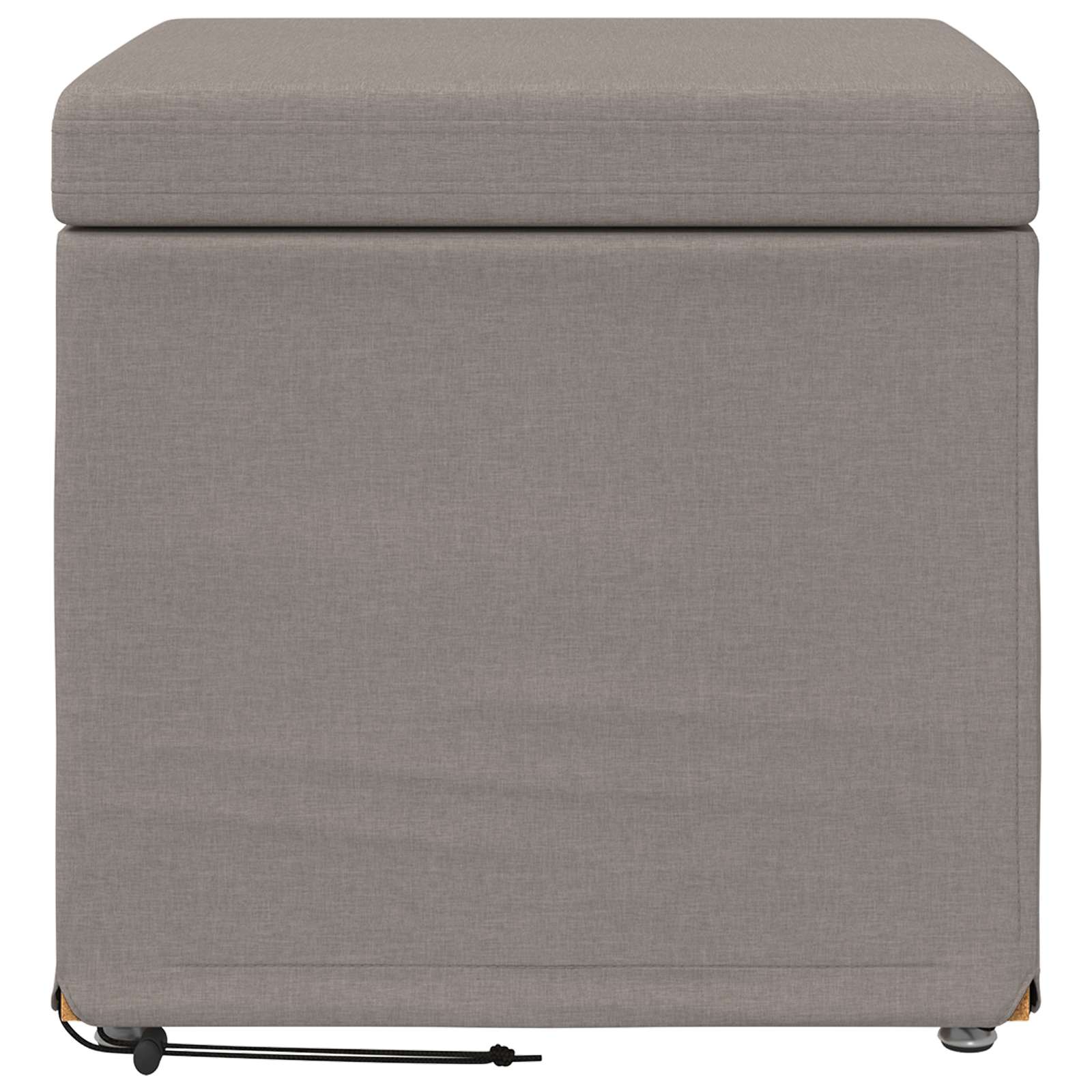 Kruk Taupe 41 x 41 x 40 cm Stof en Geëngineerd Hout