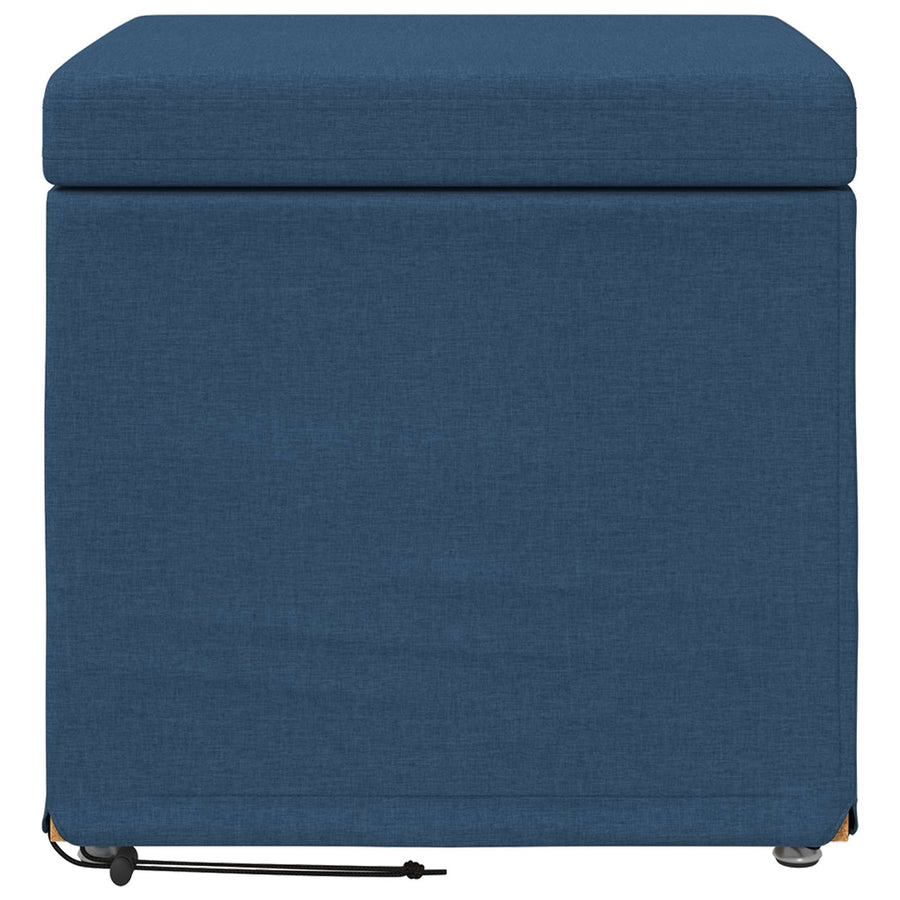 Kruk Blauw 41 x 41 x 40 cm Stof en Geëngineerd Hout