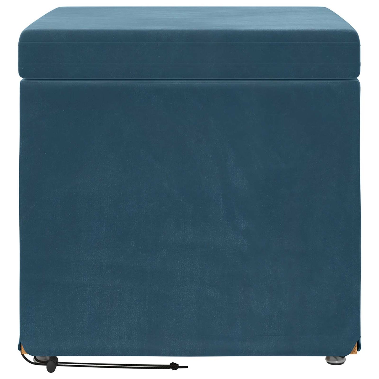 Kruk Blauw 41 x 41 x 40 cm Velvet en Gefabriceerd Hout