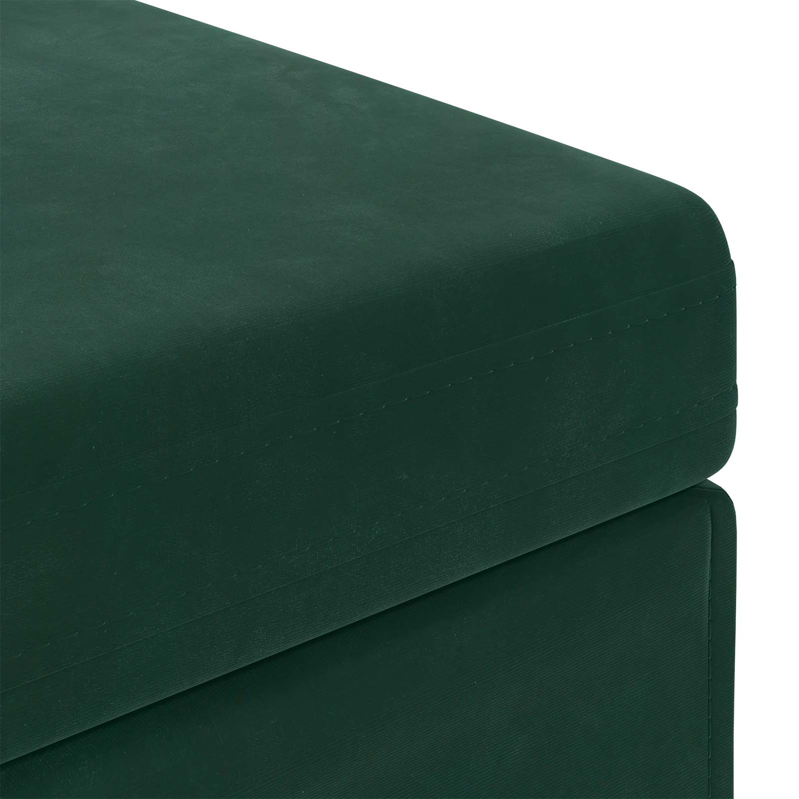 Kruk Donkergroen 41 x 41 x 40 cm Velvet en Gefabriceerd Hout